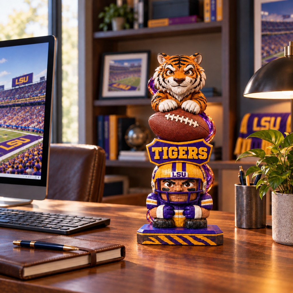 LSU Collectible Stacked Totem TMH