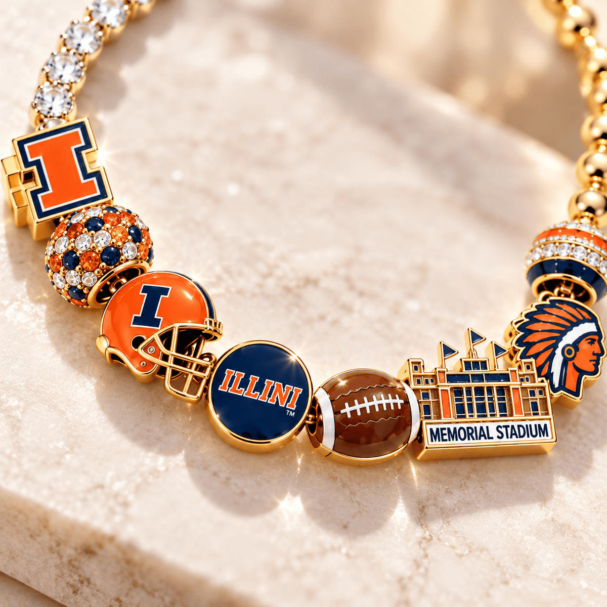 IFI Gold Charm Bracelet Set BMD