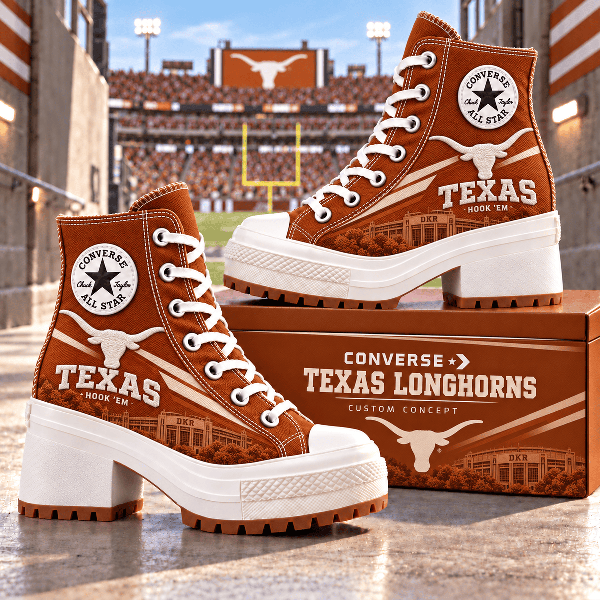 PREMIUM TLS Heeled High-Top Sneakers TMH