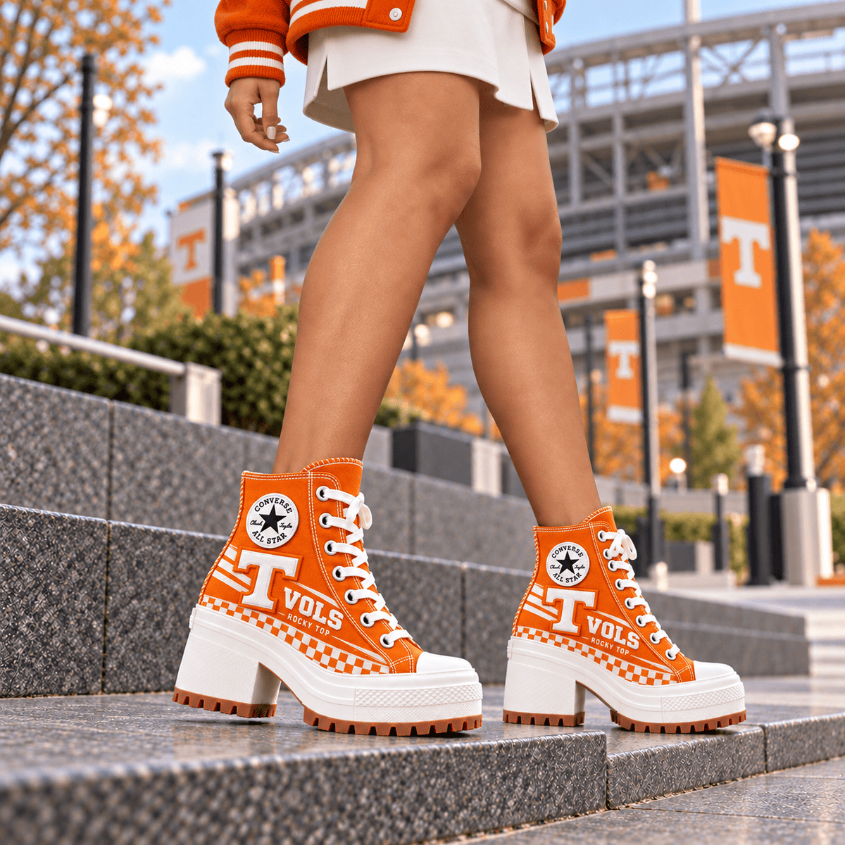 PREMIUM TVF Heeled High-Top Sneakers TMH