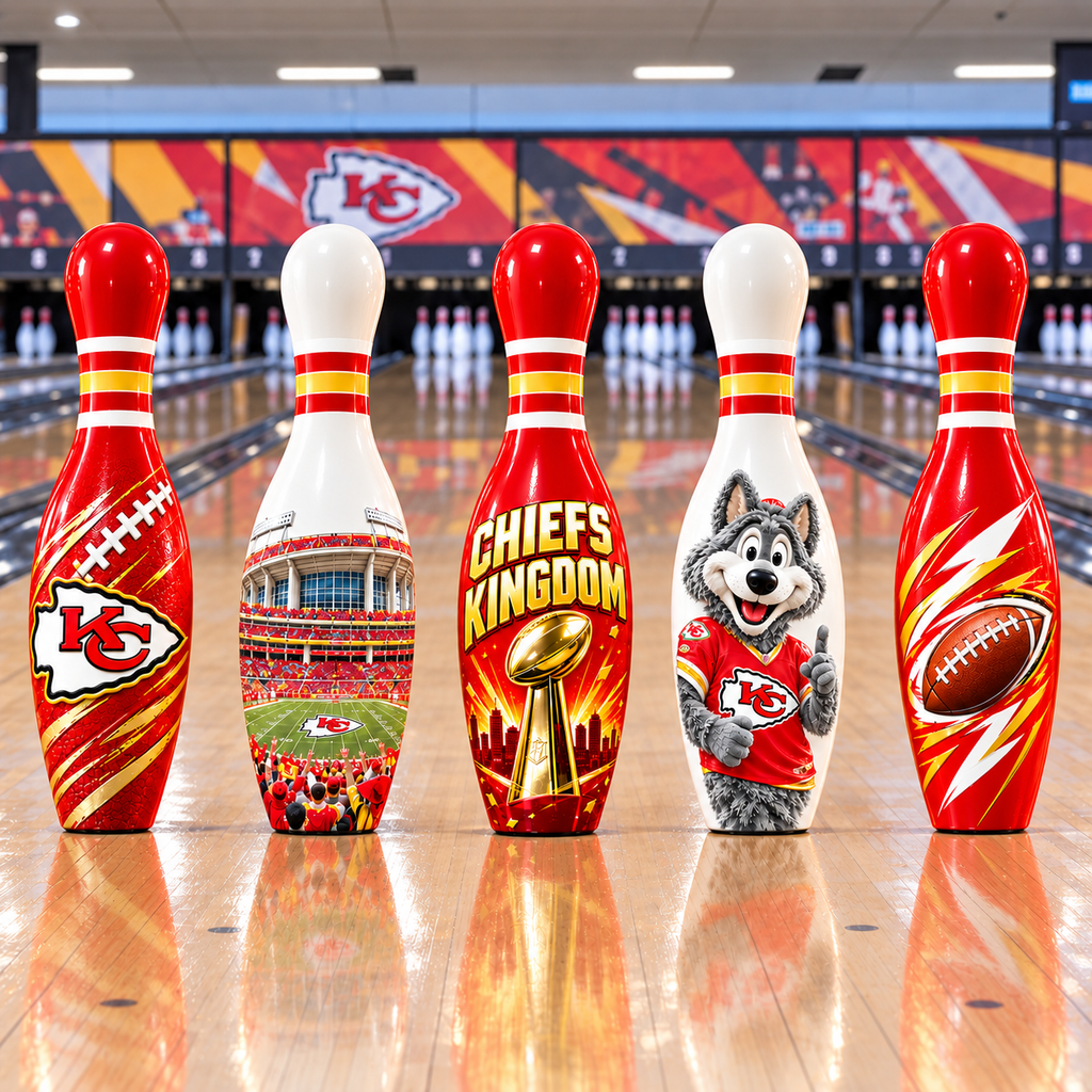 KCC 5-Piece Decorative Bowling Pin Set PNPA