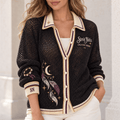 STNK Women’s Open-Knit Cardigan NTKO