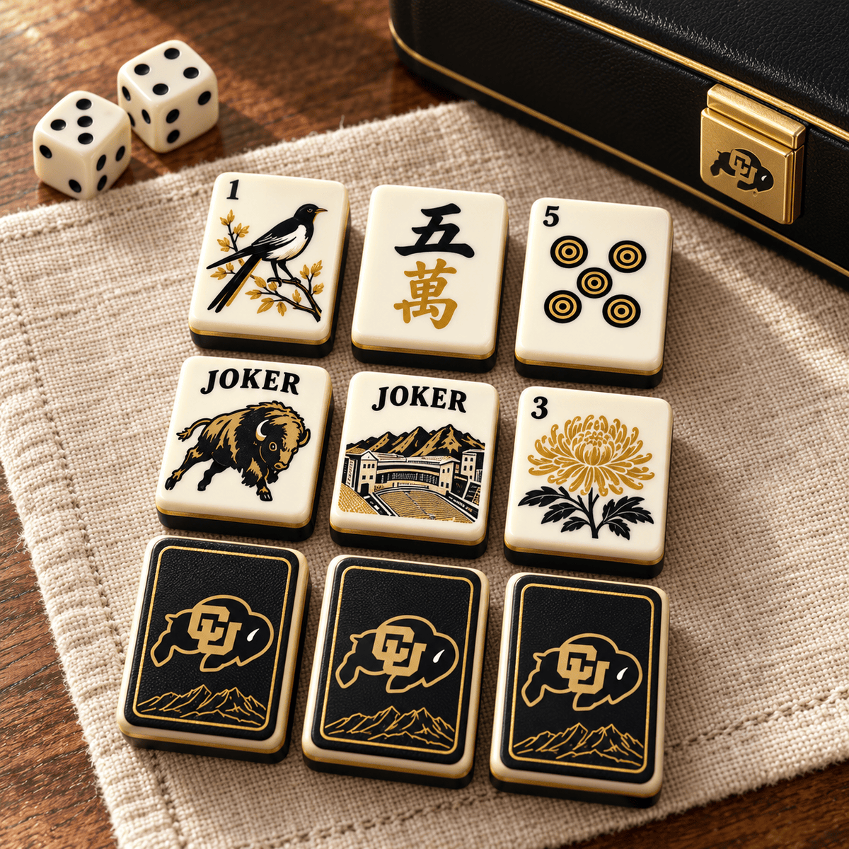 Premium CLB Mahjong Tiles Set TNSM