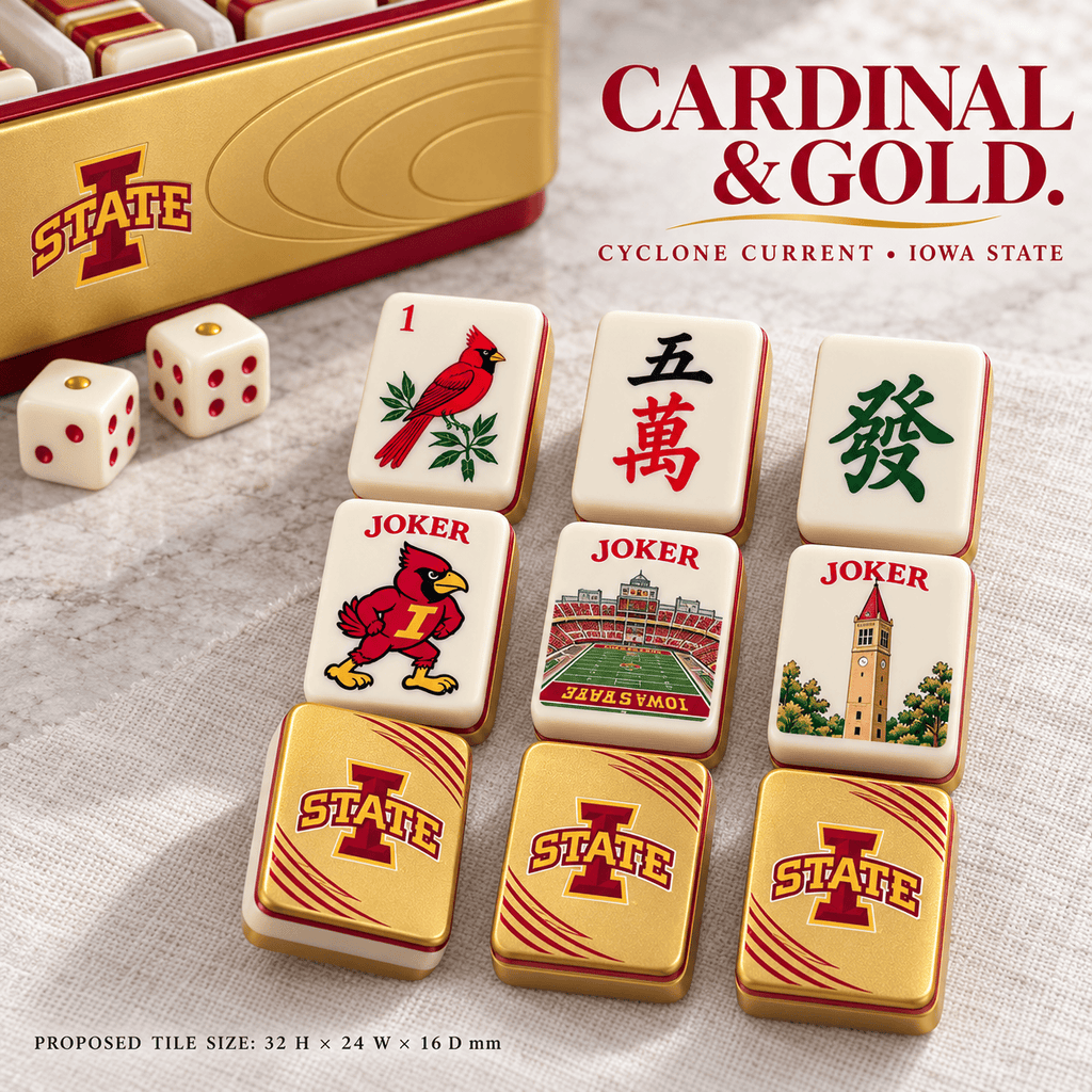 Premium ISC Mahjong Tiles Set TNSM