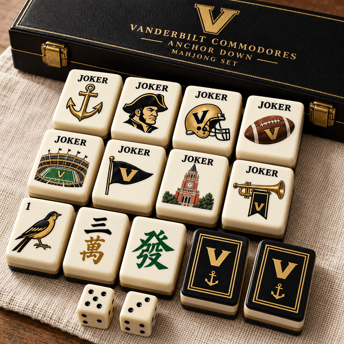 Premium VDBC Mahjong Tiles Set TNSM