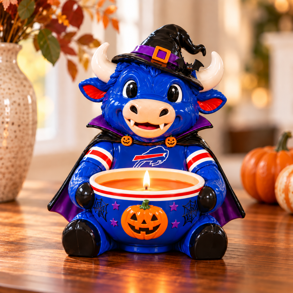 BFBL Halloween Candle Holder – Spooky Game Day Decor PNPA