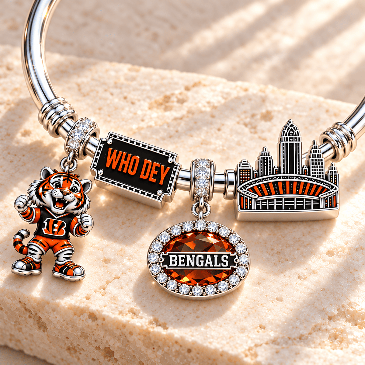 CCBG Silver Charm Bracelet Set TMH