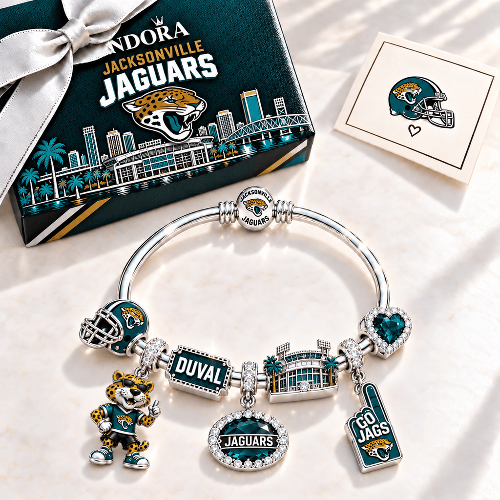 JSVJ Silver Charm Bracelet Set TMH