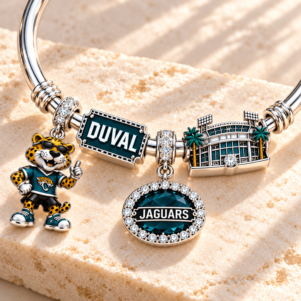 JSVJ Silver Charm Bracelet Set TMH