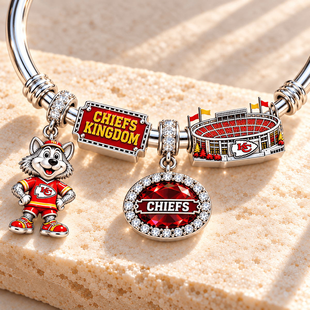 KCC Silver Charm Bracelet Set TMH