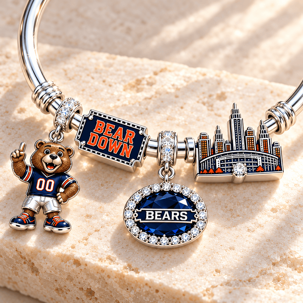 CCB Silver Charm Bracelet Set TMH