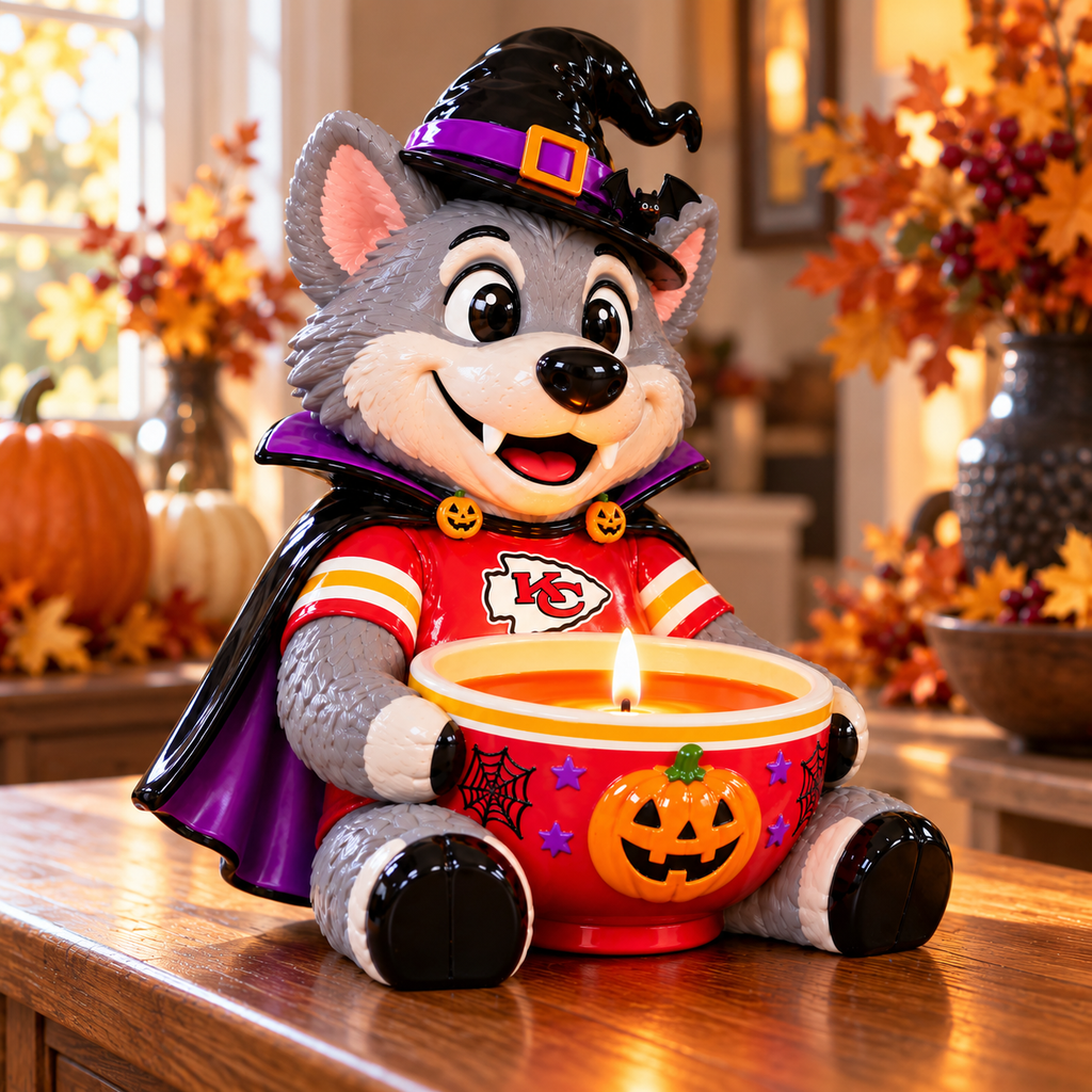 KCC Halloween Candle Holder – Spooky Game Day Decor PNPA