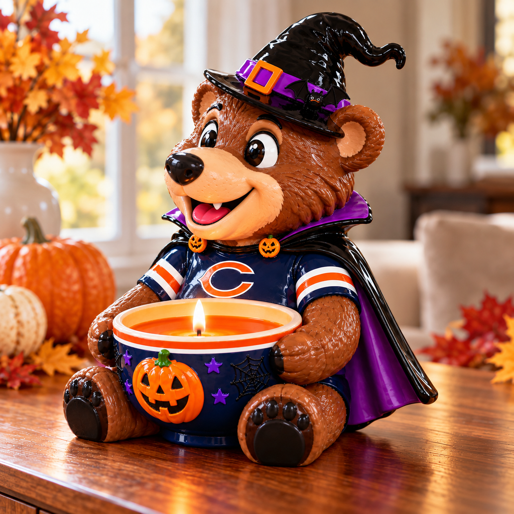 CCB Halloween Candle Holder – Spooky Game Day Decor PNPA