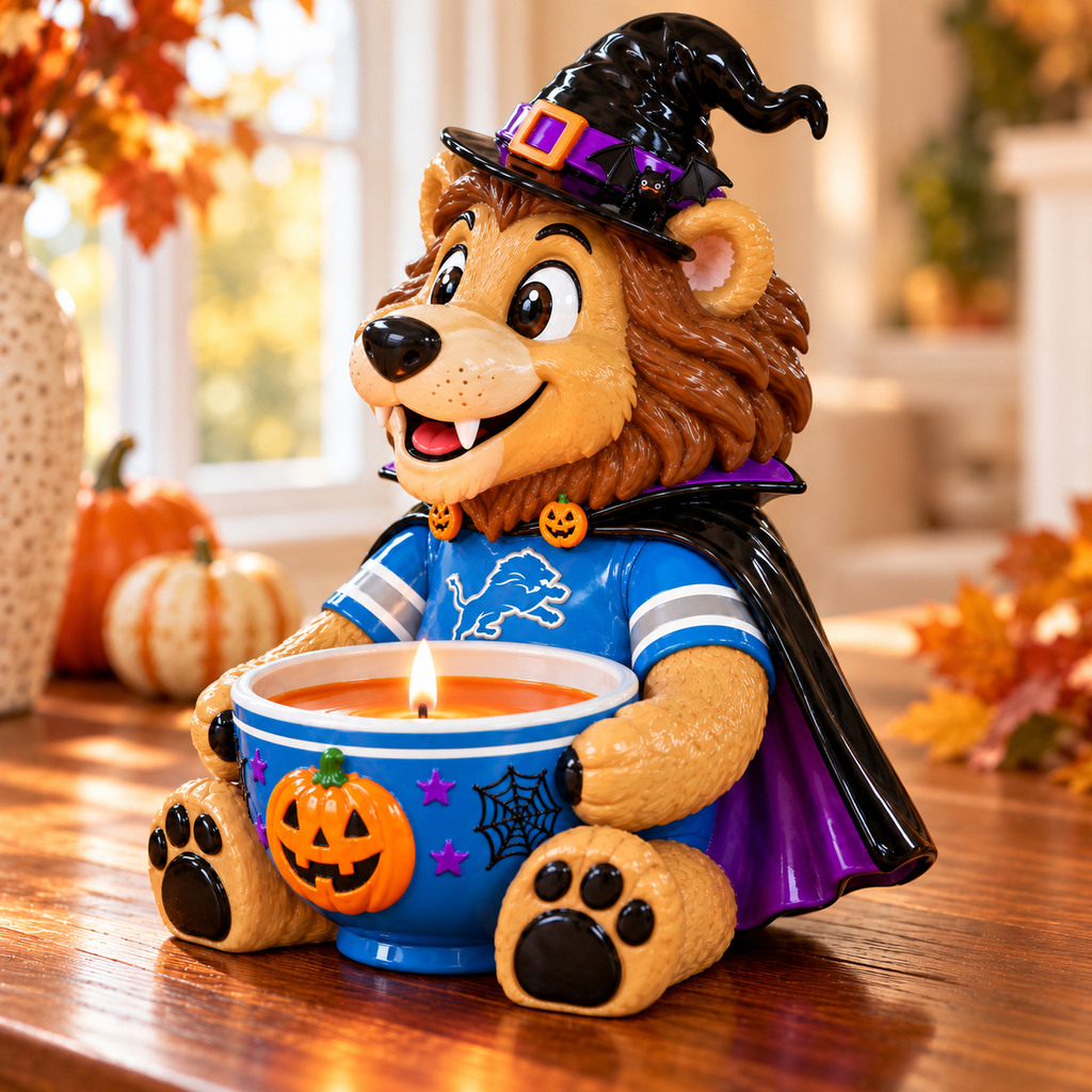 DTLN Halloween Candle Holder – Spooky Game Day Decor PNPA