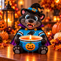CRPT Halloween Candle Holder – Spooky Game Day Decor PNPA
