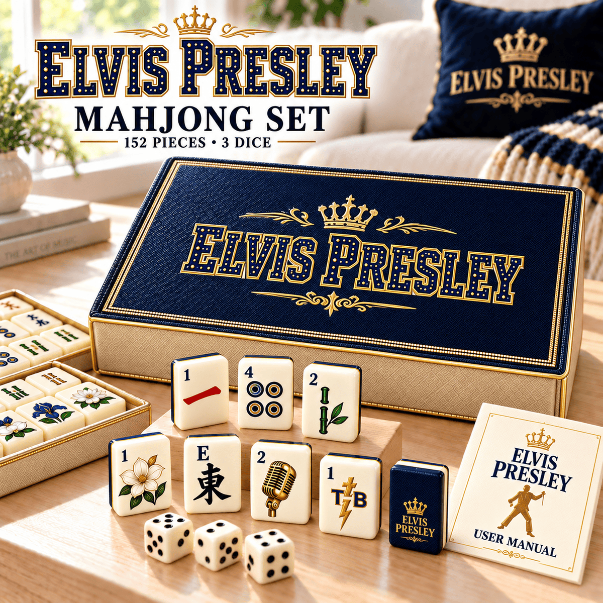 ELV Premium Mahjong Set – Game Night Edition PNPA