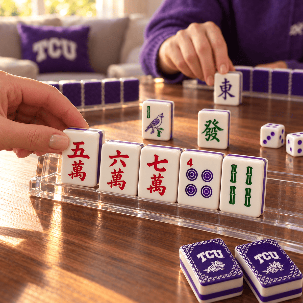 Premium TCU Mahjong Tiles Set TNSM