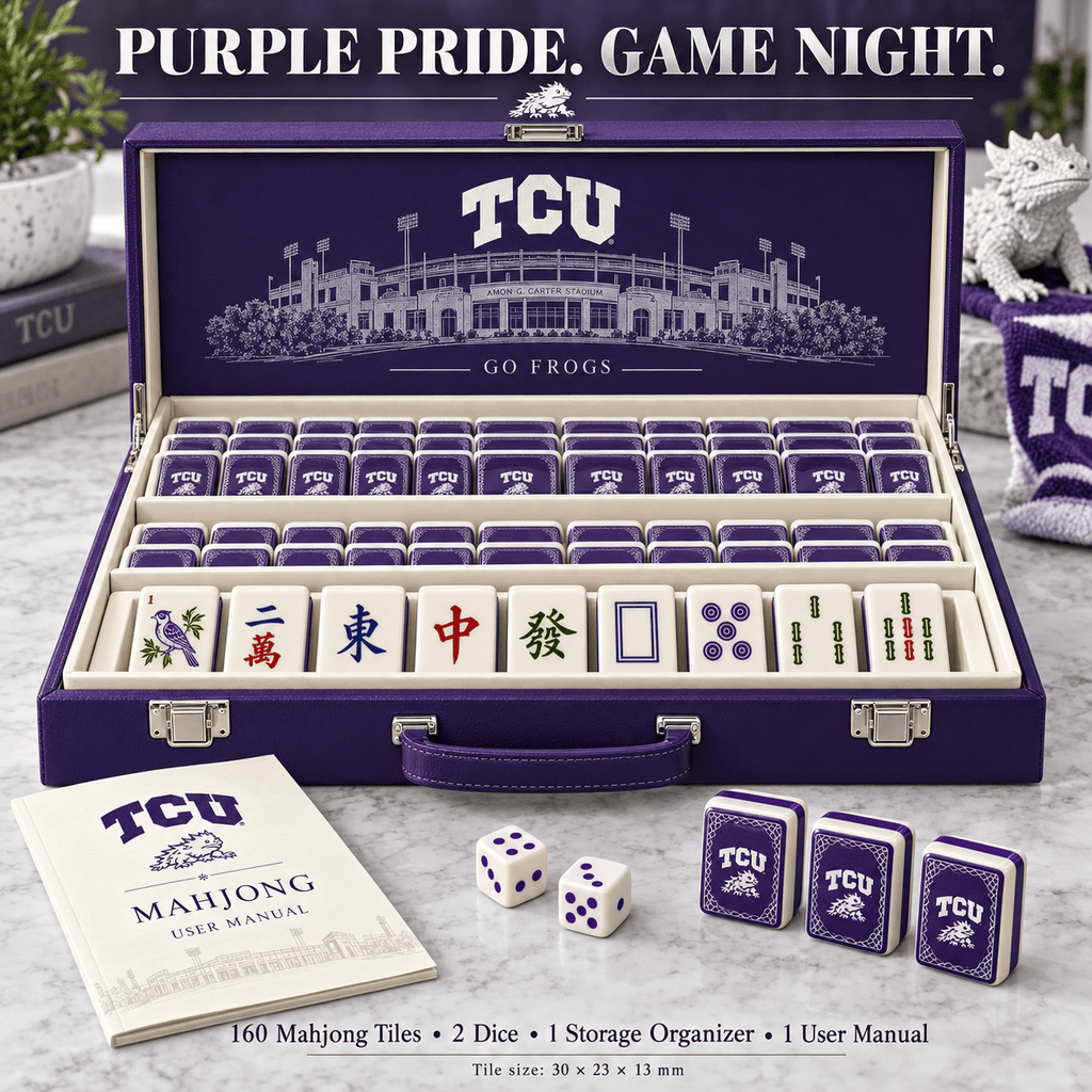 Premium TCU Mahjong Tiles Set TNSM