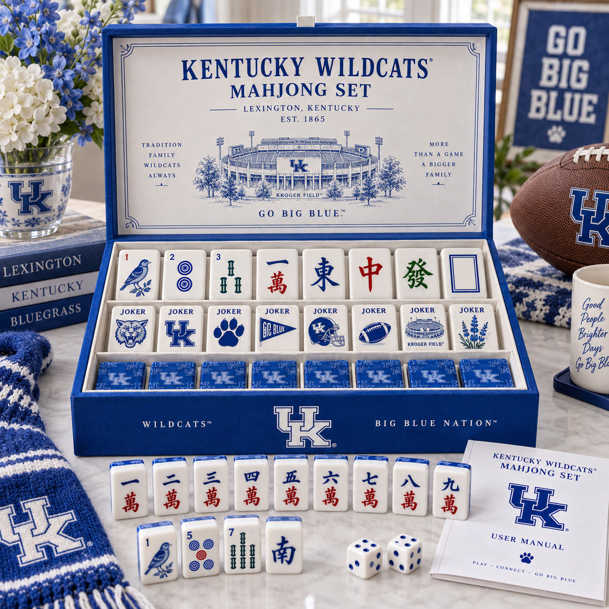 Premium KWC Mahjong Tiles Set TNSM