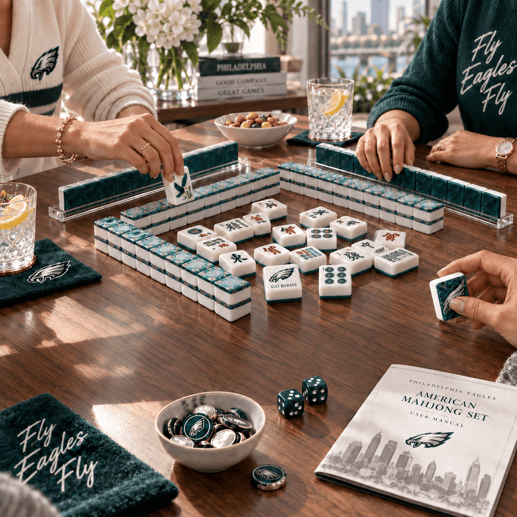 Premium PLDE Mahjong Tiles Set TNSM