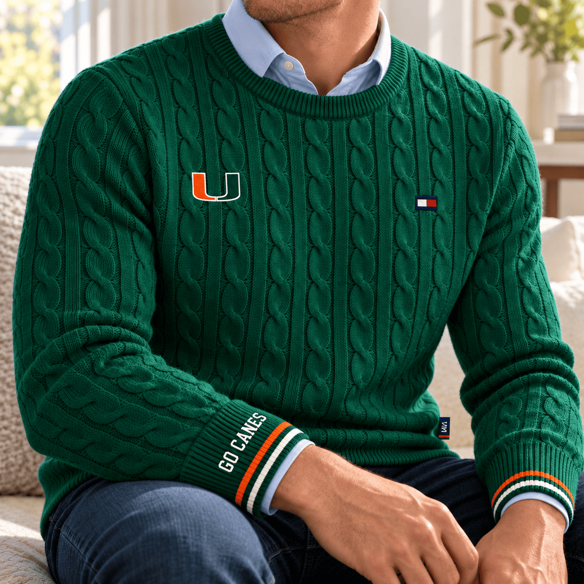 MHC PREMIUM Cable-knit Swrater NHVH