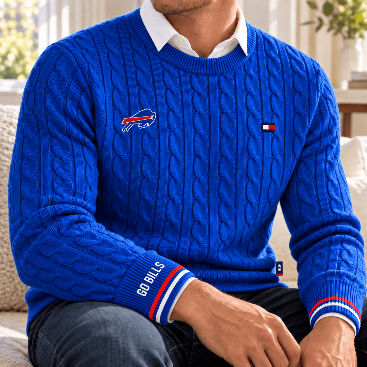 BFBL PREMIUM Cable-knit Swrater NHVH