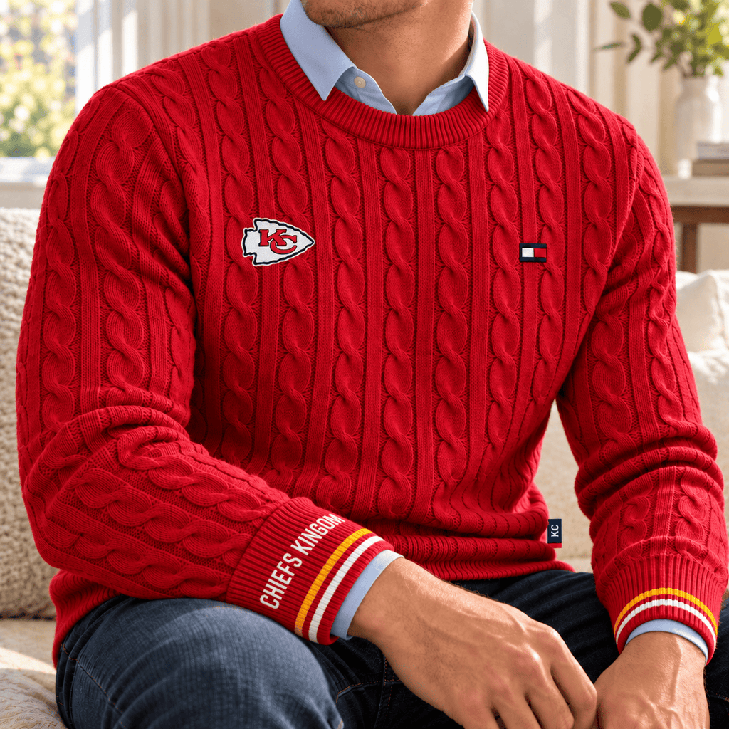 KCC PREMIUM Cable-knit Swrater NHVH