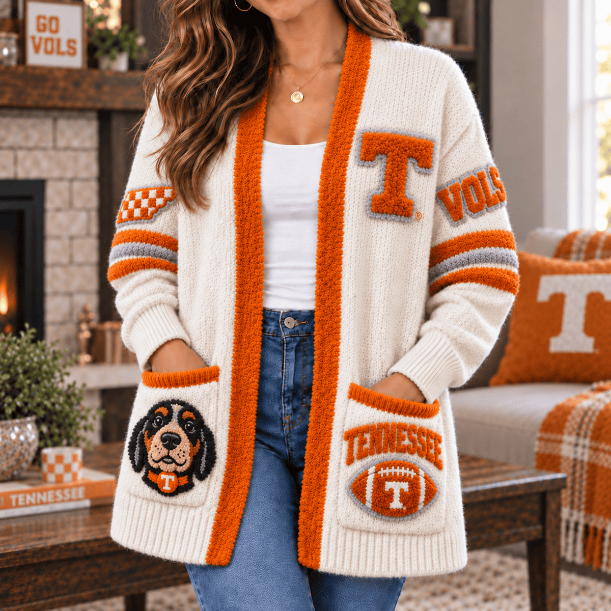 TVF Women’s Open-Front Cardigan NTKO