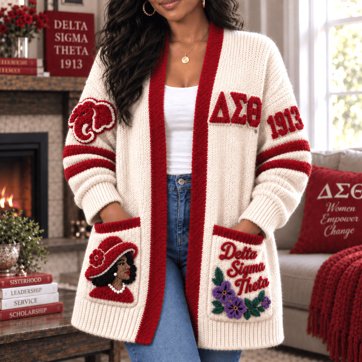 DST Women’s Open-Front Cardigan NTKO