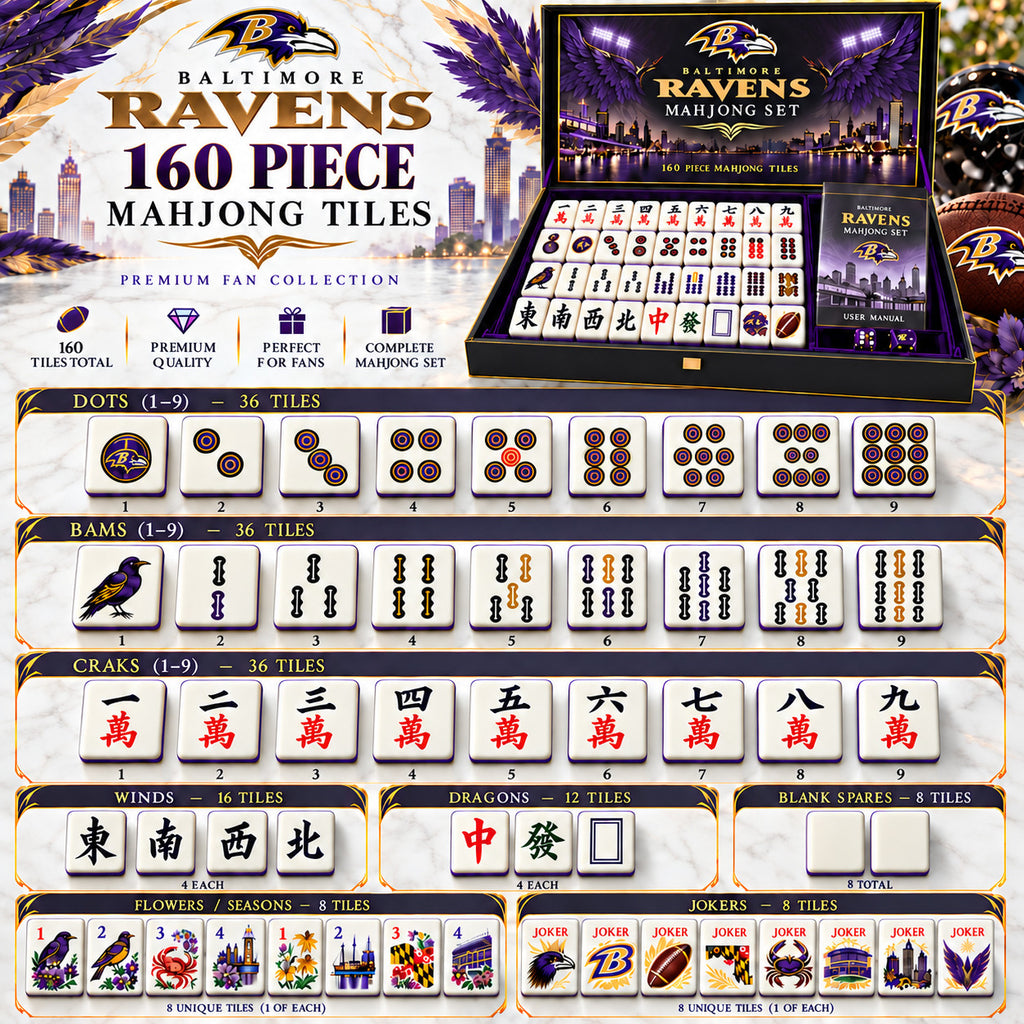 Premium BTR Mahjong Tiles Set TNSM