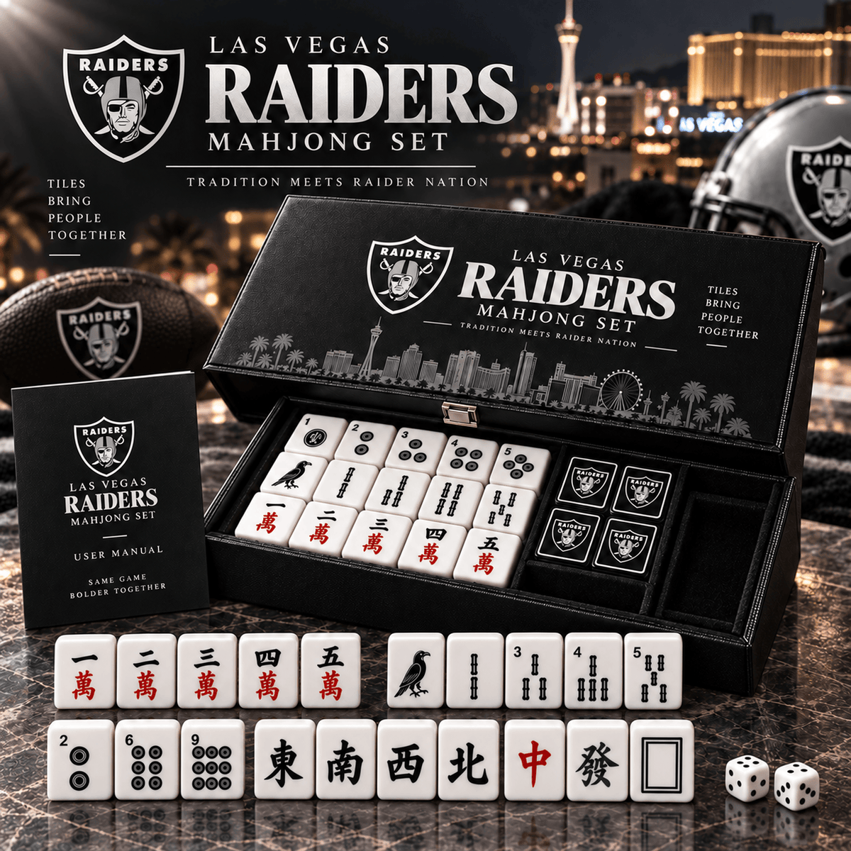 Premium LVR Mahjong Tiles Set TNSM