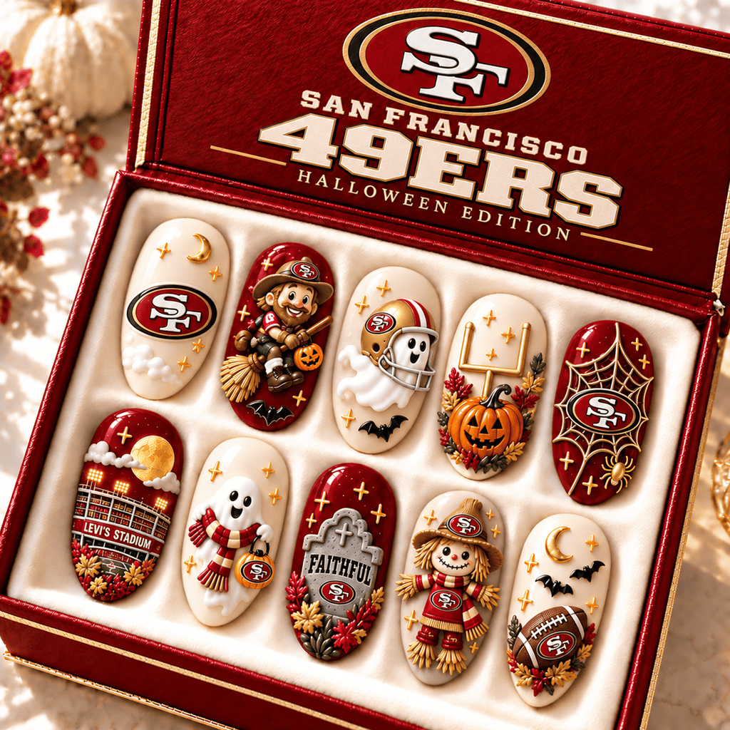 Handmade SF49 Press On Nails TMH