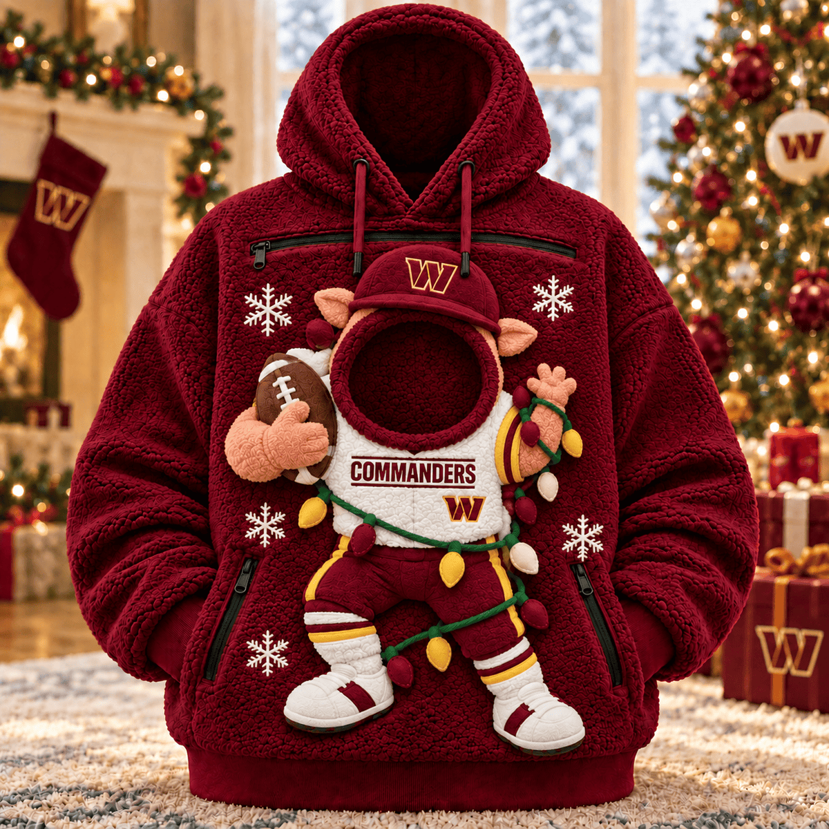 WCD PREMIUM Christmas Pet Pouch Hoodie NPL
