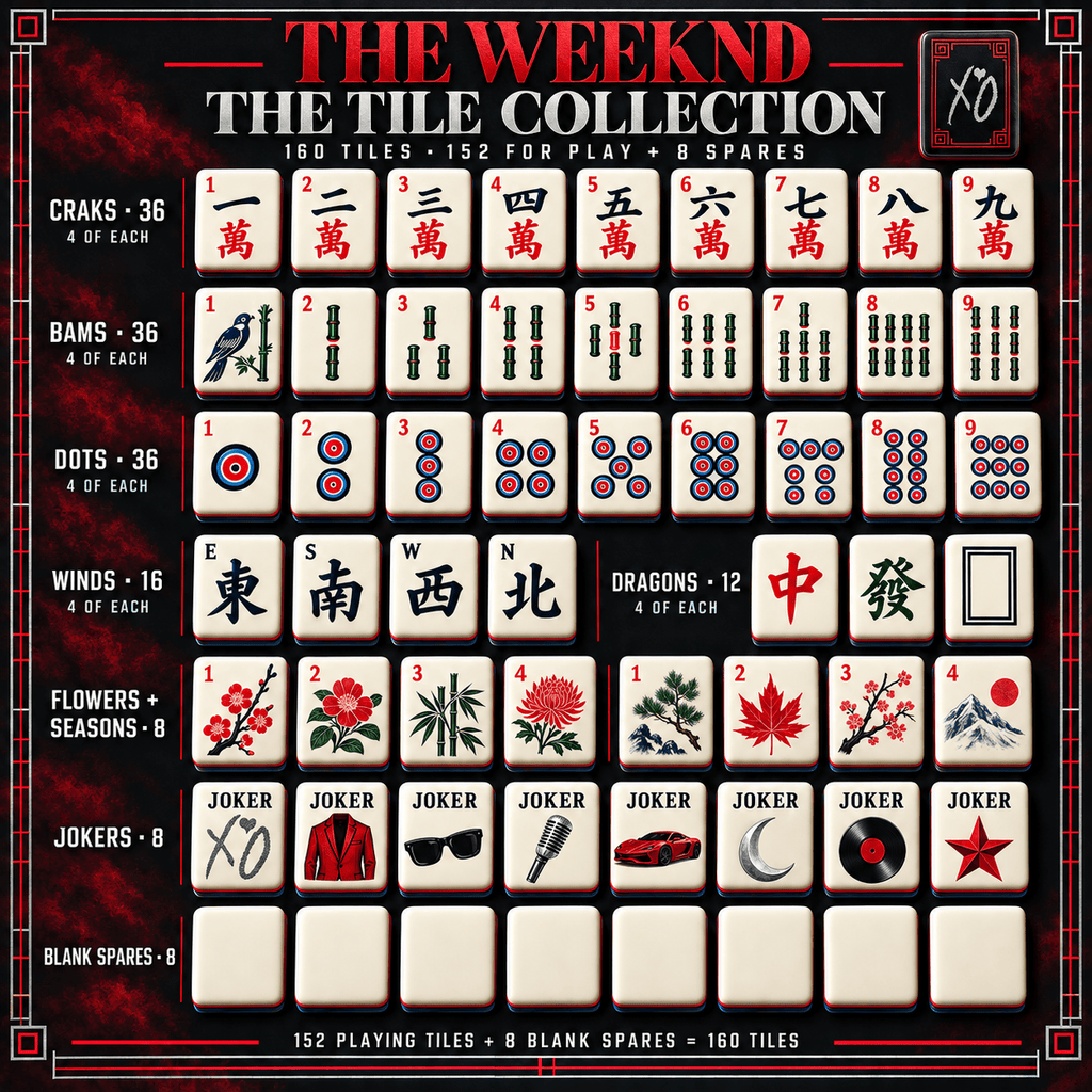 TWD Premium Mahjong Set – Game Night Edition PNPA
