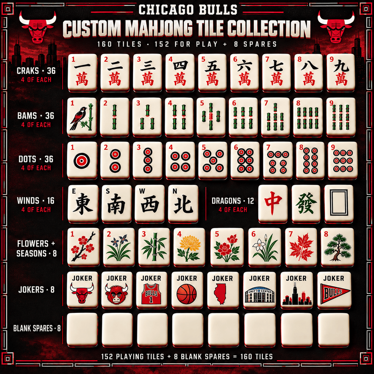 CGB Premium Mahjong Set – Game Night Edition PNPA