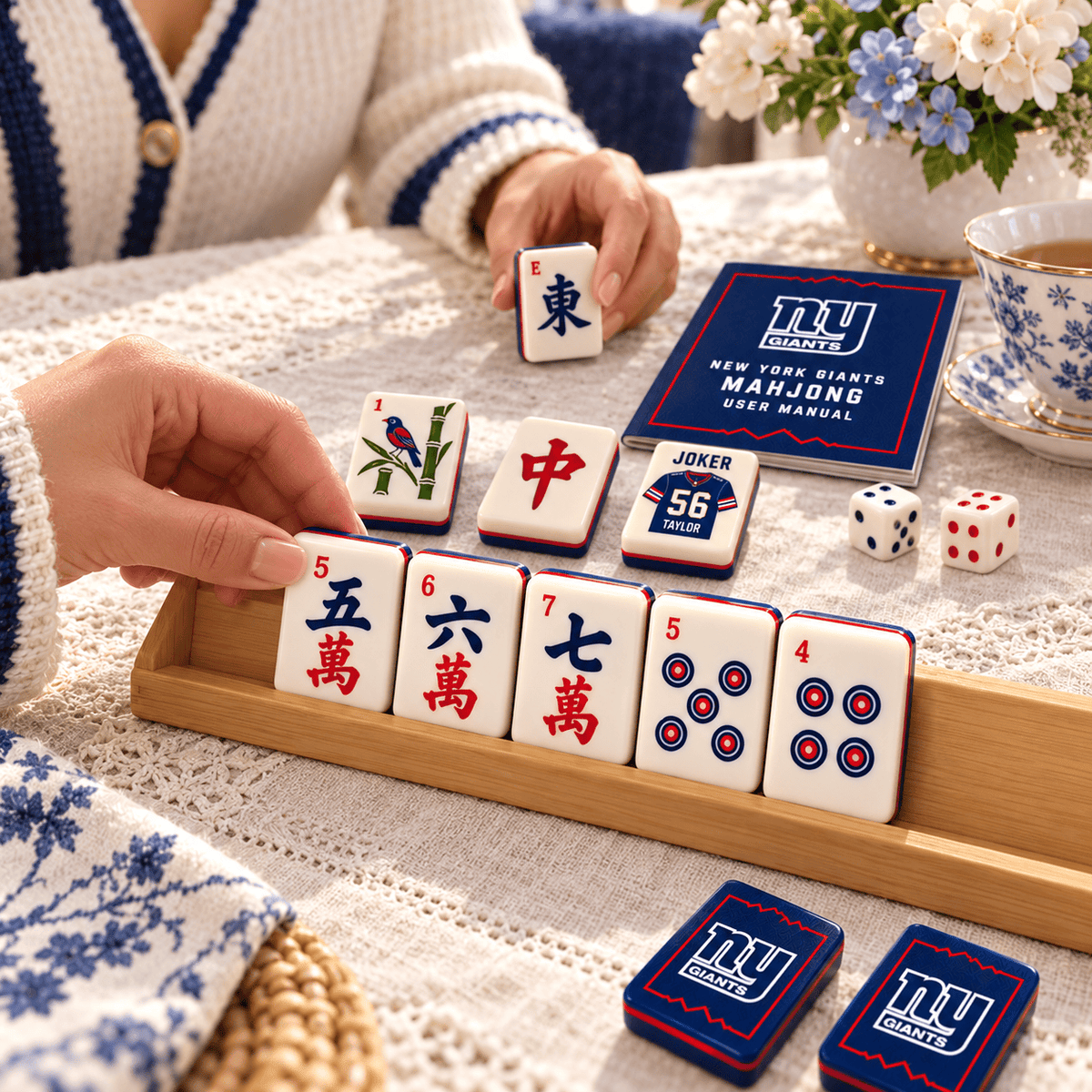Premium NYG Mahjong Tiles Set TTMH