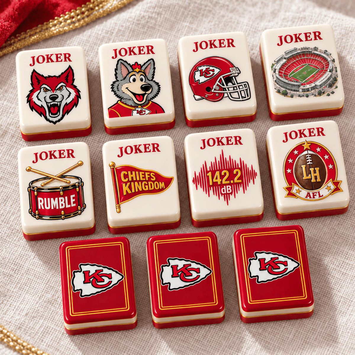 Premium KCC Mahjong Tiles Set TTMH