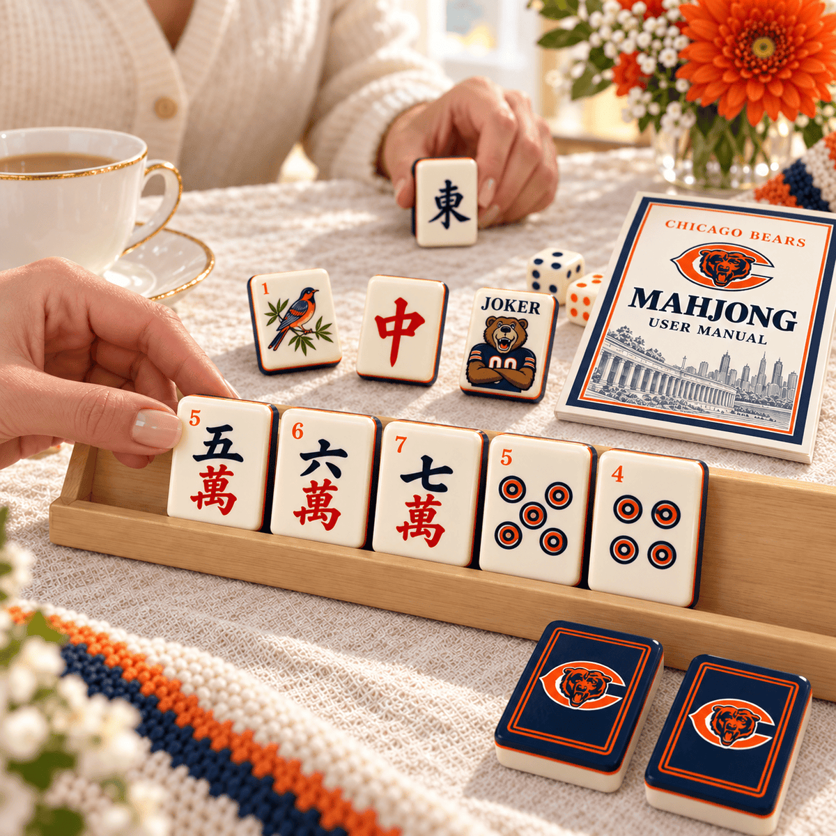 Premium CCB Mahjong Tiles Set TTMH