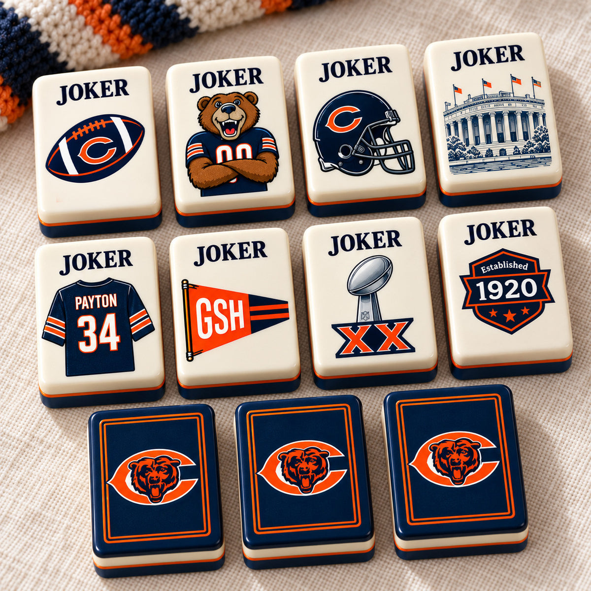 Premium CCB Mahjong Tiles Set TTMH