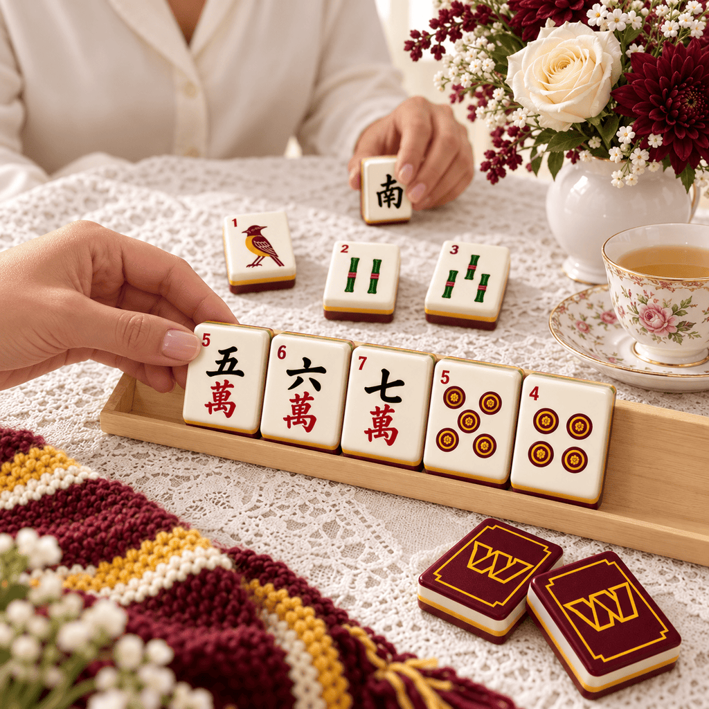 Premium WCD Mahjong Tiles Set TTMH