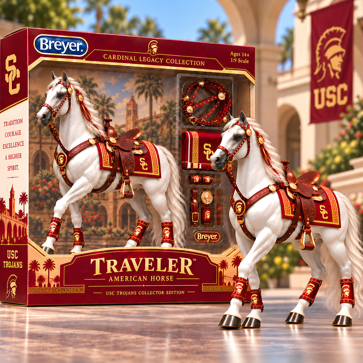 Premium USC Heritage Horse Collectible Set PDL