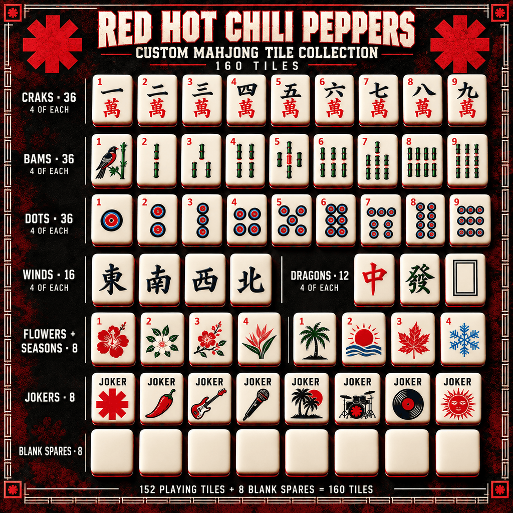 RHCP Premium Mahjong Set – Game Night Edition PNPA