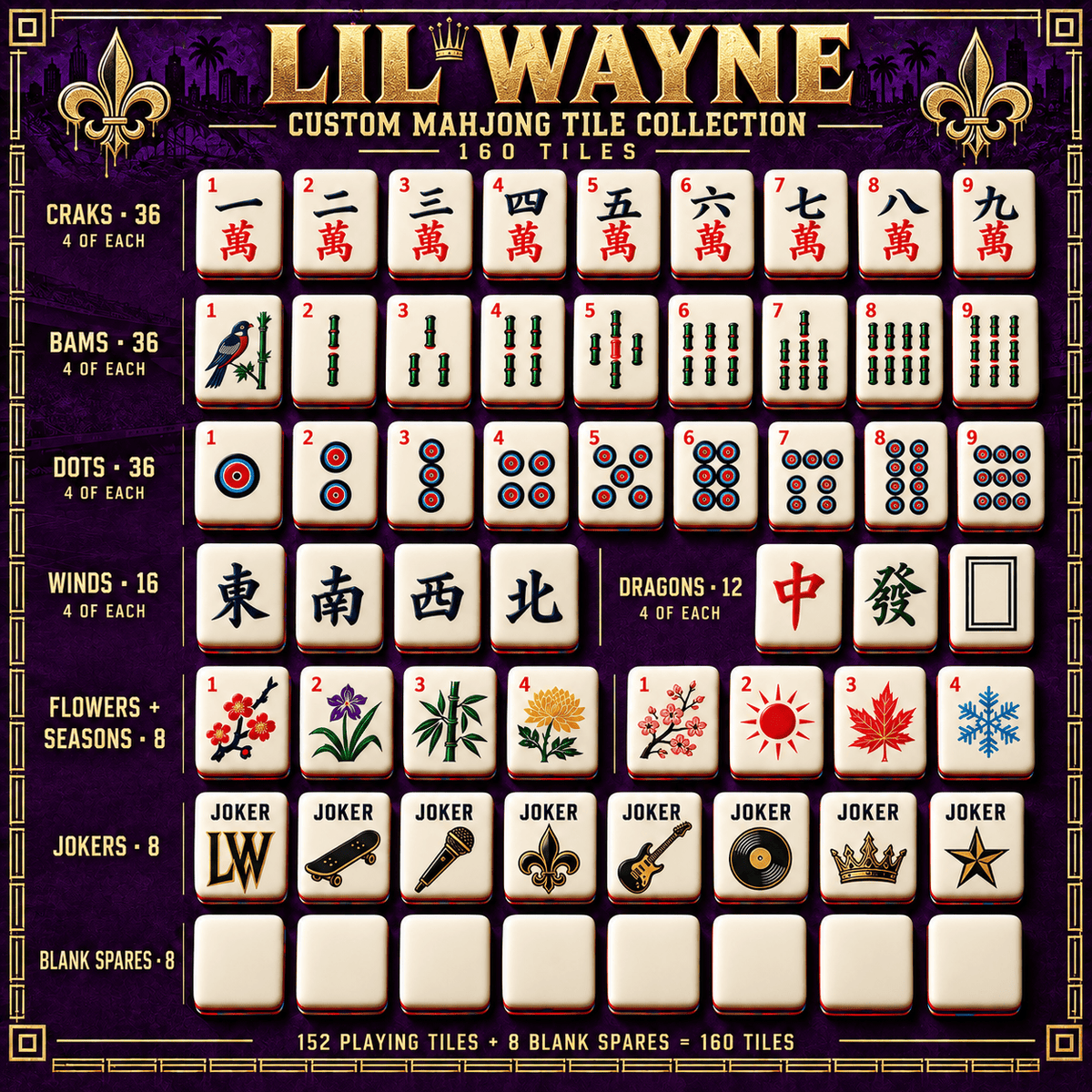 LLW Premium Mahjong Set – Game Night Edition PNPA