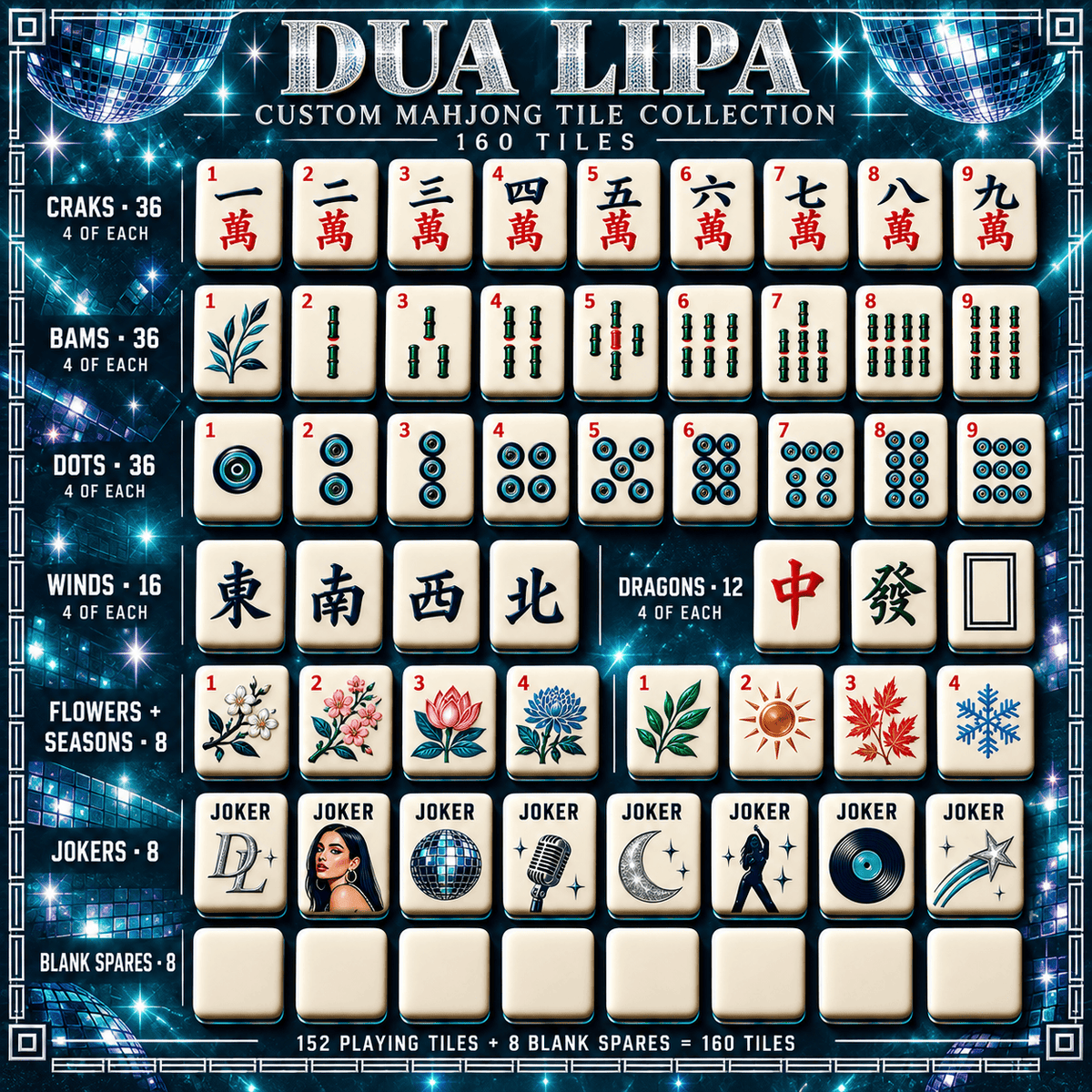 DLP Premium Mahjong Set – Game Night Edition PNPA