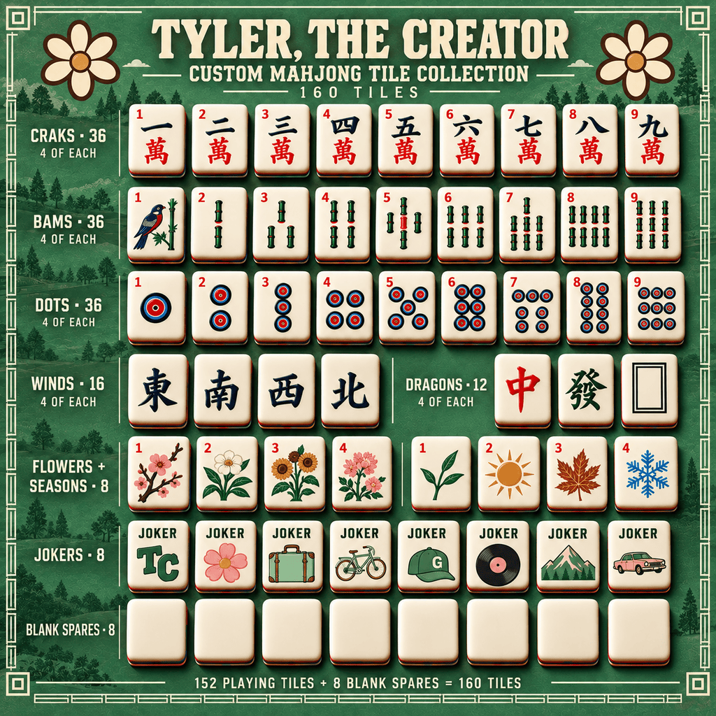 TTC Premium Mahjong Set – Game Night Edition PNPA