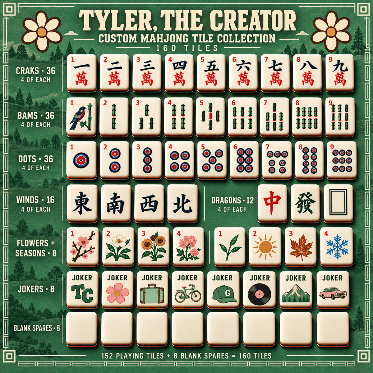 TTC Premium Mahjong Set – Game Night Edition PNPA