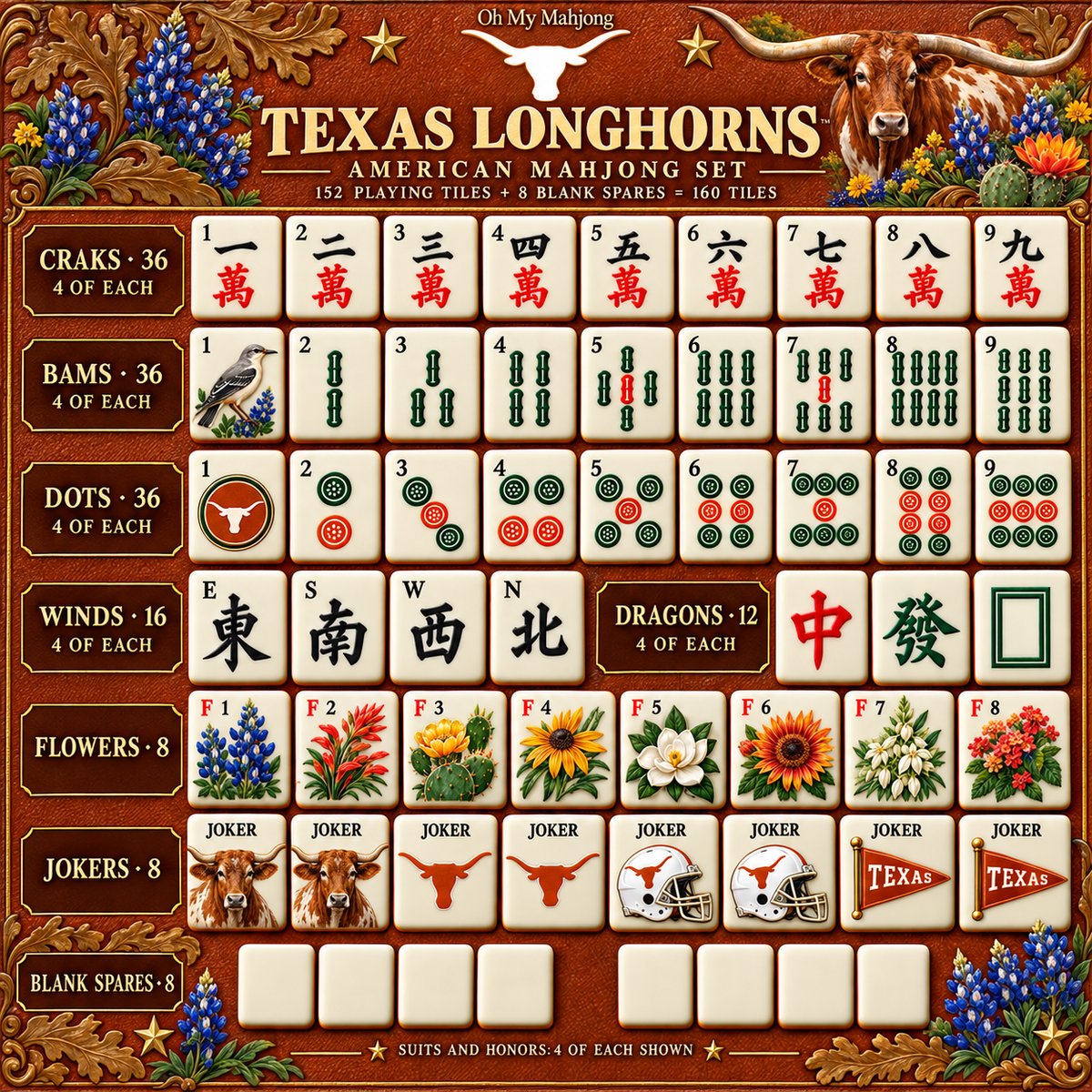TLH Premium Mahjong Set Signature NHVH