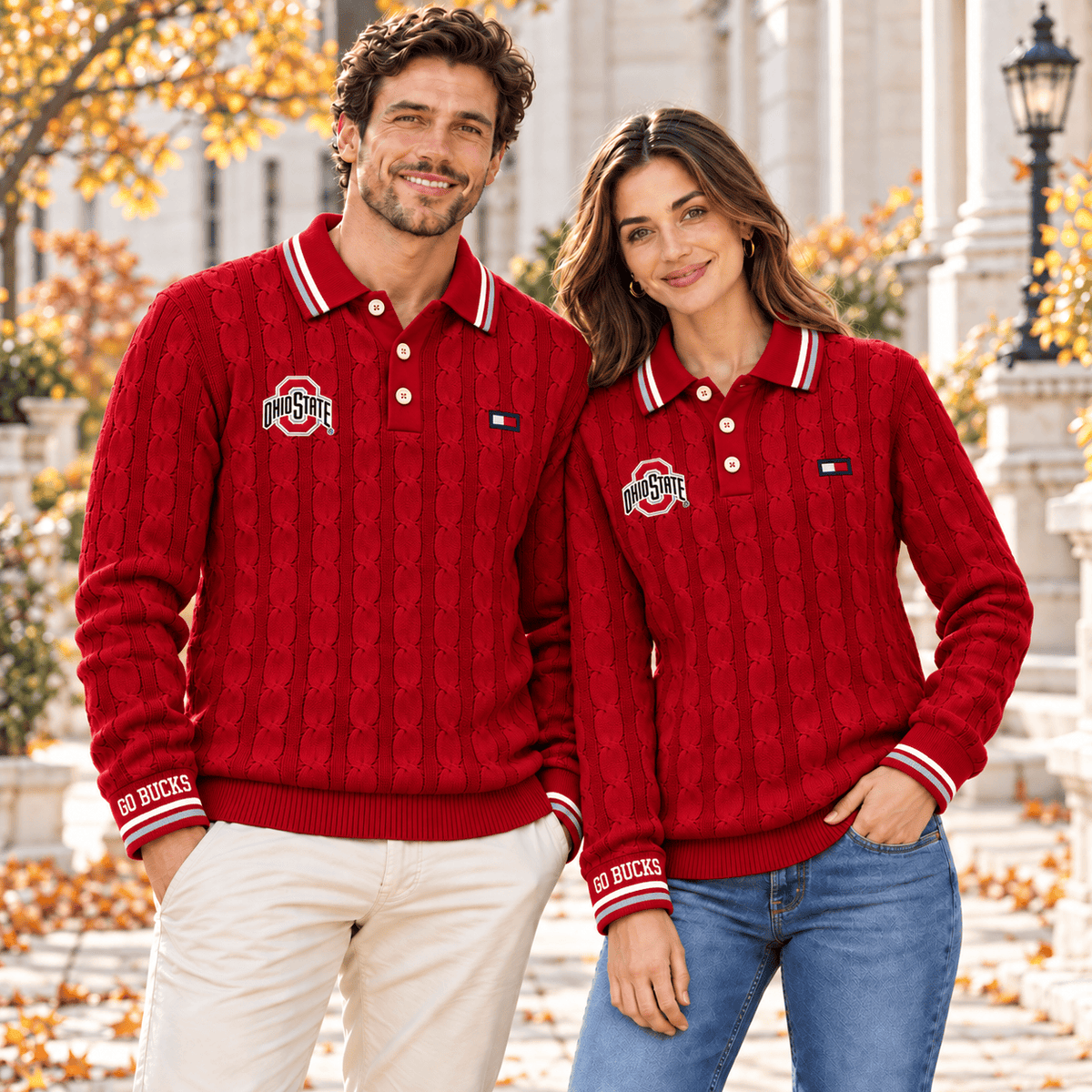 OSB Premium Cable-Knit Polo TTTT