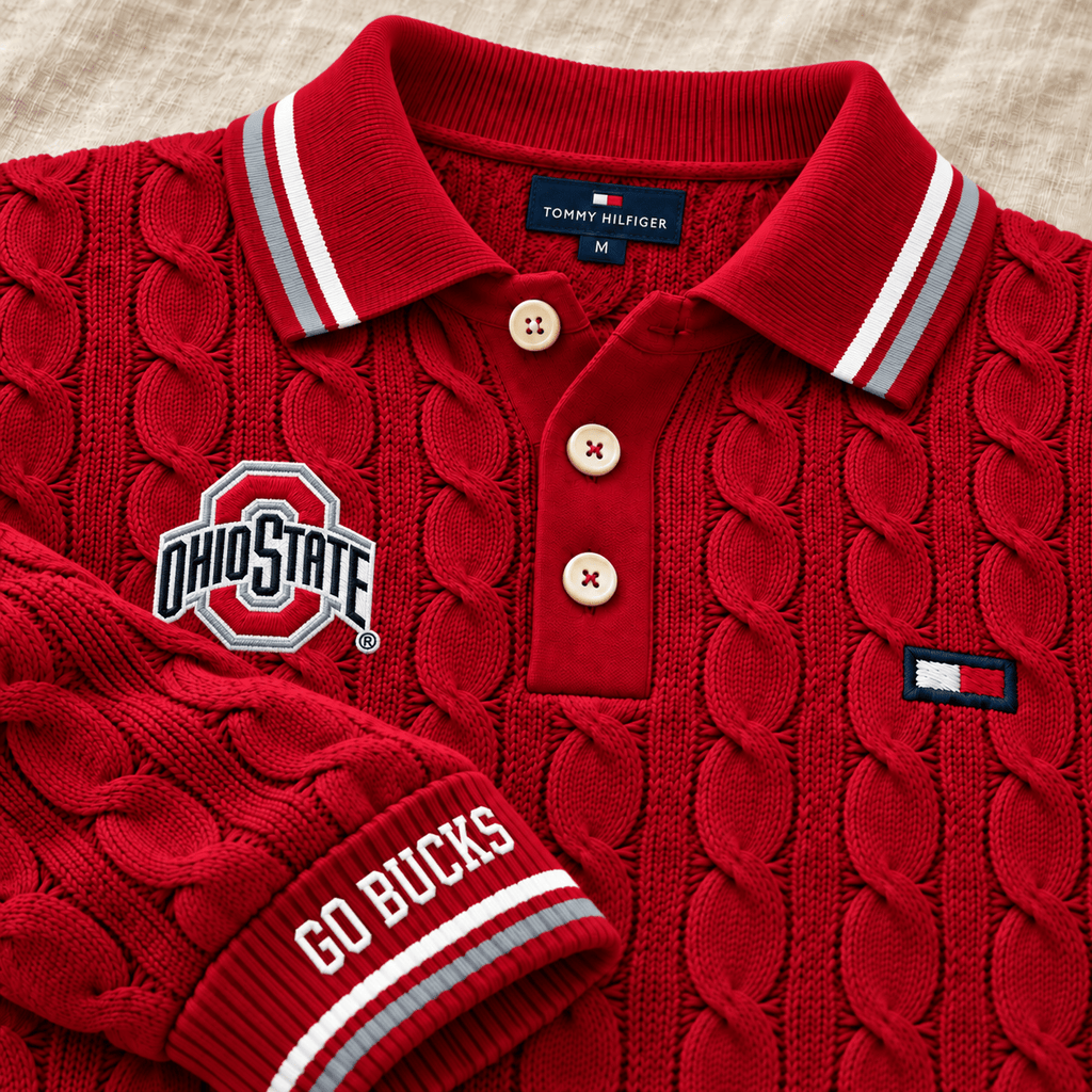 OSB Premium Cable-Knit Polo TTTT