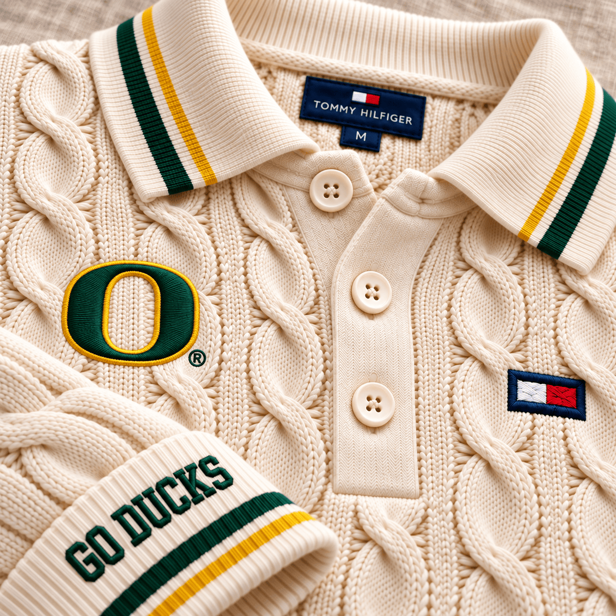 ORD Premium Cable-Knit Polo TTTT